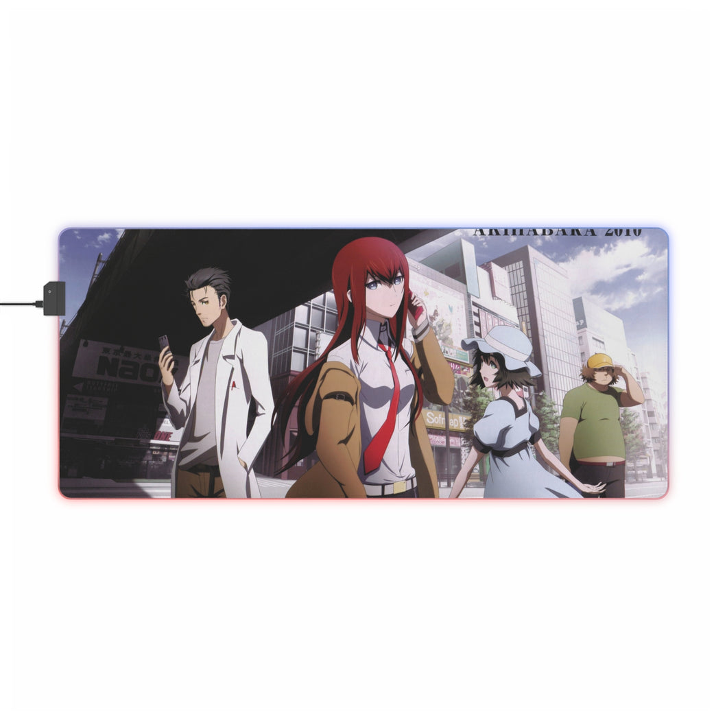 Steins;Gate Kurisu Makise, Mayuri Shiina, Itaru Hashida RGB LED Mouse Pad (Desk Mat)
