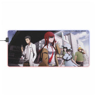Steins;Gate Kurisu Makise, Mayuri Shiina, Itaru Hashida RGB LED Mouse Pad (Desk Mat)