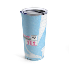 Load image into Gallery viewer, Glass Heart Princess Tumbler 20oz
