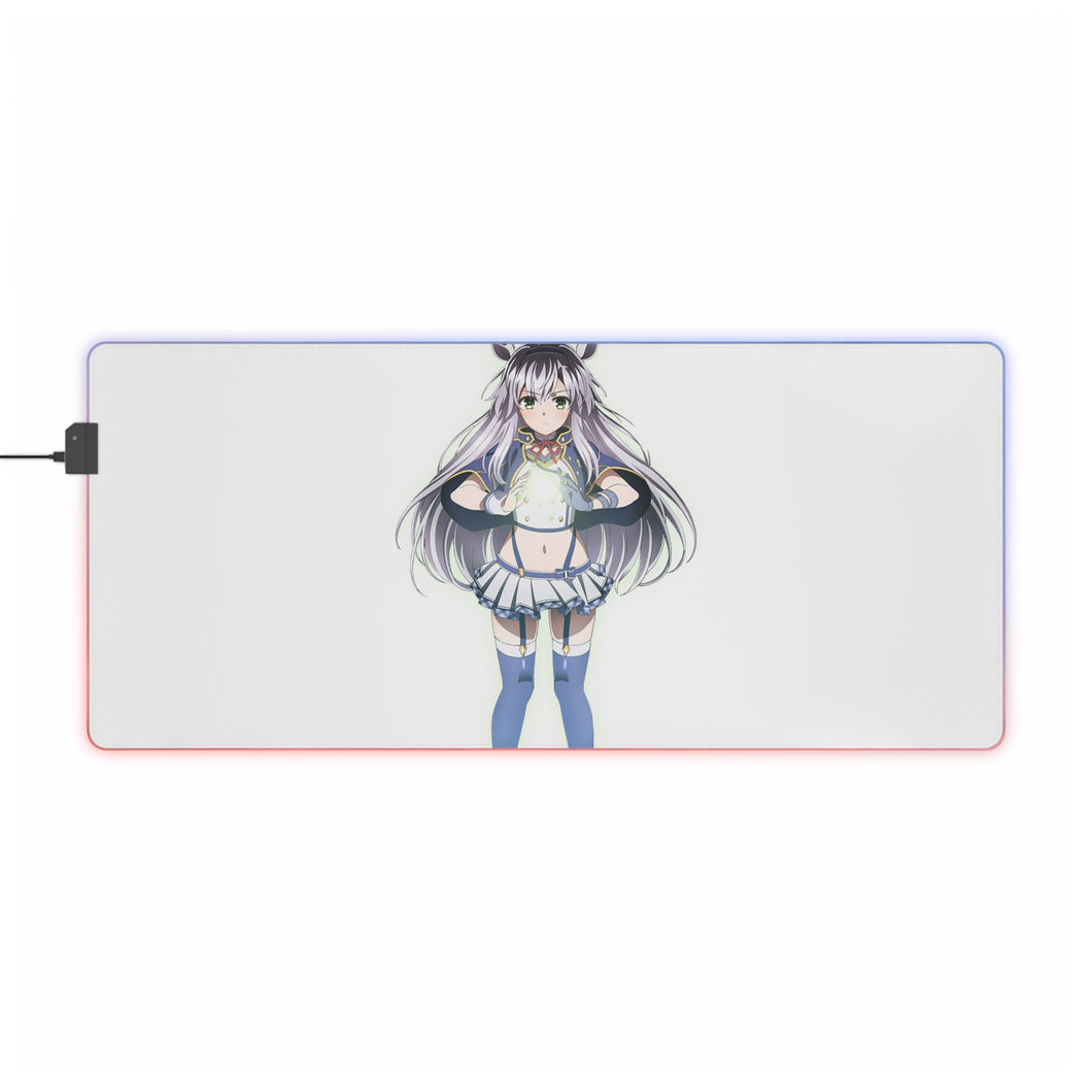 Rokudenashi Majutsu Koushi To Akashic Records Sistine Fibel RGB LED Mouse Pad (Desk Mat)