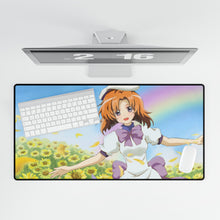 Load image into Gallery viewer, Rena walking through a sunflower field Mouse Pad (Desk Mat)
