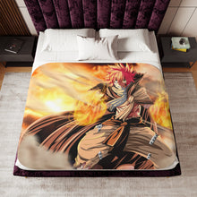 Load image into Gallery viewer, Fairy Tail Natsu Dragneel Sherpa Blanket
