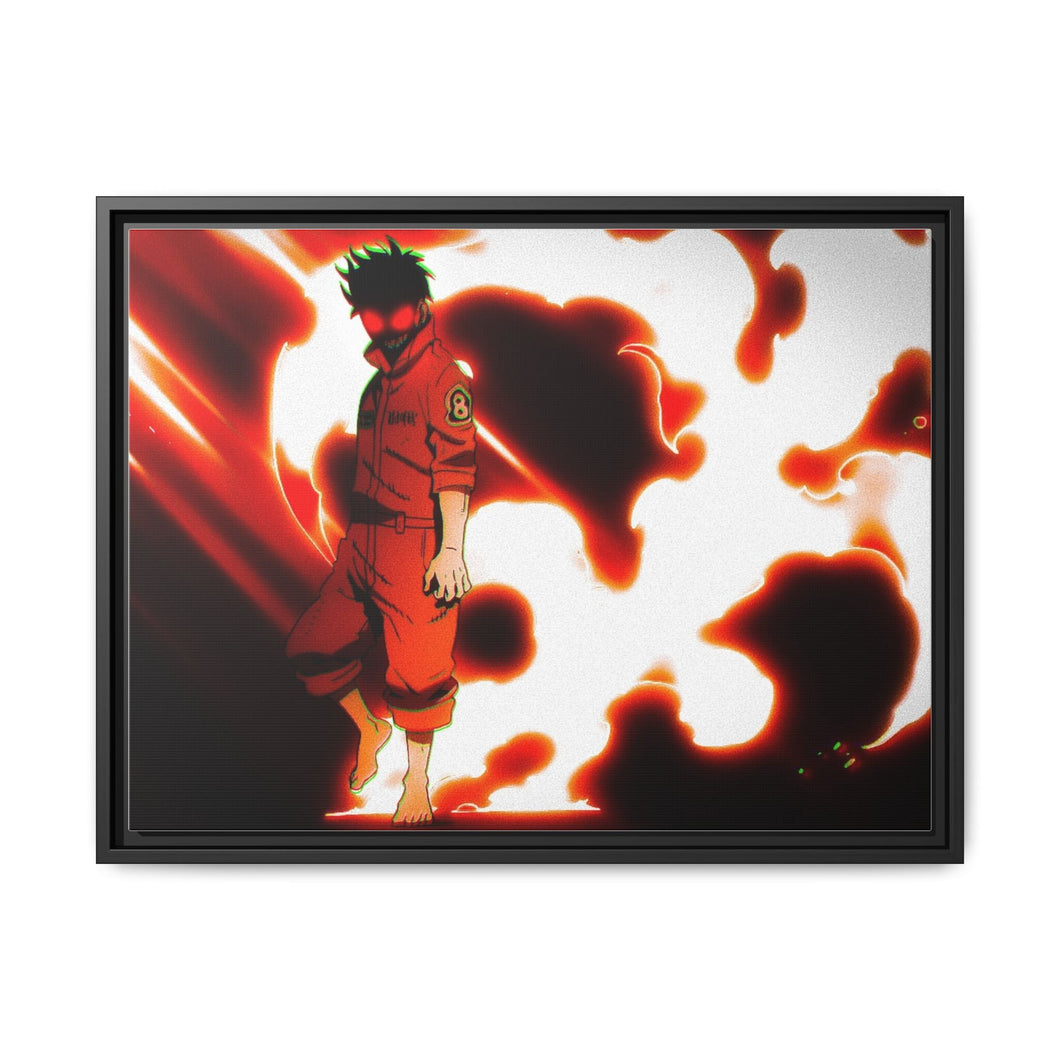 Shinra Kusakabe Canvas Framed Art Print