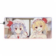 Remilia Scarlet, Flandre Scarlet RGB LED Mouse Pad (Desk Mat)