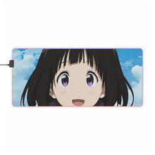 Load image into Gallery viewer, Eru Chitanda  Smiling face RGB LED Mouse Pad (Desk Mat)
