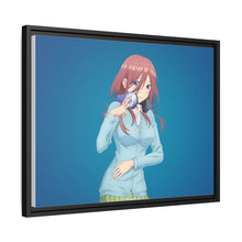 Load image into Gallery viewer, Miku Nakano from 5-Toubun no Hanayome Canvas Framed Art Print
