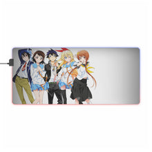 Load image into Gallery viewer, Nisekoi Chitoge Kirisaki, Kosaki Onodera, Seishirou Tsugumi, Marika Tachibana RGB LED Mouse Pad (Desk Mat)
