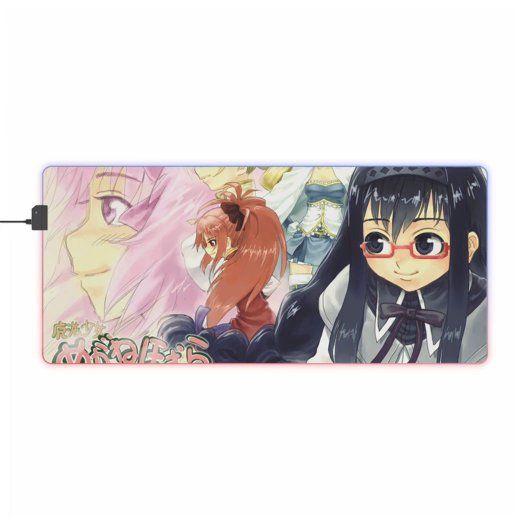 Puella Magi Madoka Magica RGB LED Mouse Pad (Desk Mat)