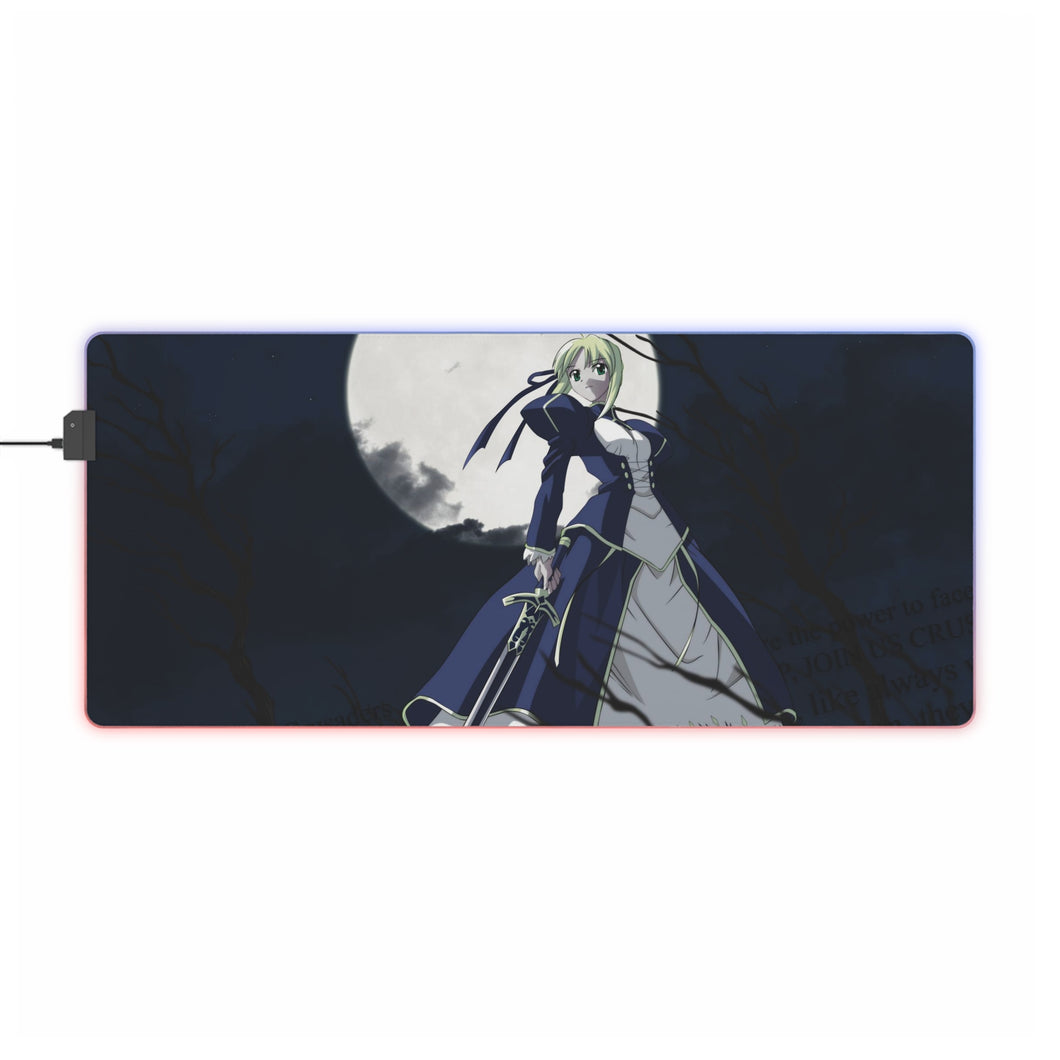 Fate/Stay Night RGB LED Mouse Pad (Desk Mat)