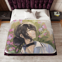 Load image into Gallery viewer, Anime Chainsaw Man Sherpa Blanket
