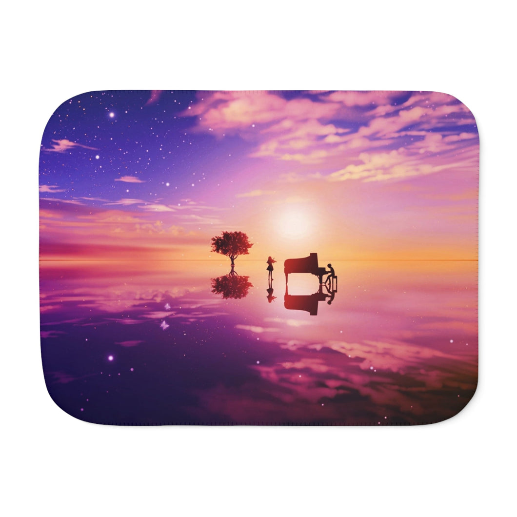 Anime Your Lie in April Sherpa Blanket