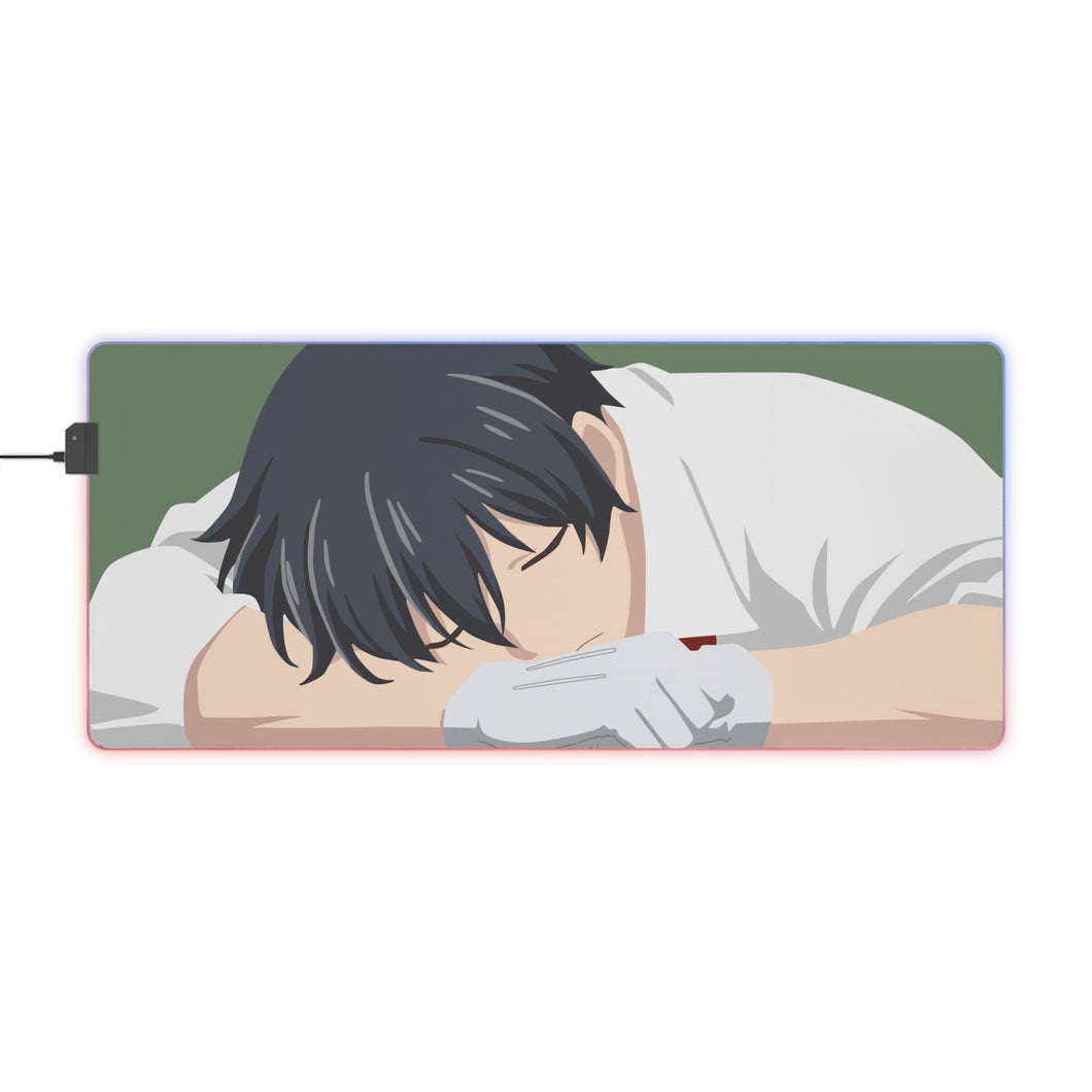 Rokudenashi Majutsu Koushi To Akashic Records Glenn Radars RGB LED Mouse Pad (Desk Mat)