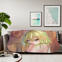 Load image into Gallery viewer, Is It Wrong To Try To Pick Up Girls In A Dungeon? Sherpa Blanket
