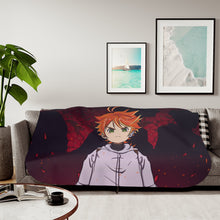 Load image into Gallery viewer, The Promised Neverland Emma Sherpa Blanket
