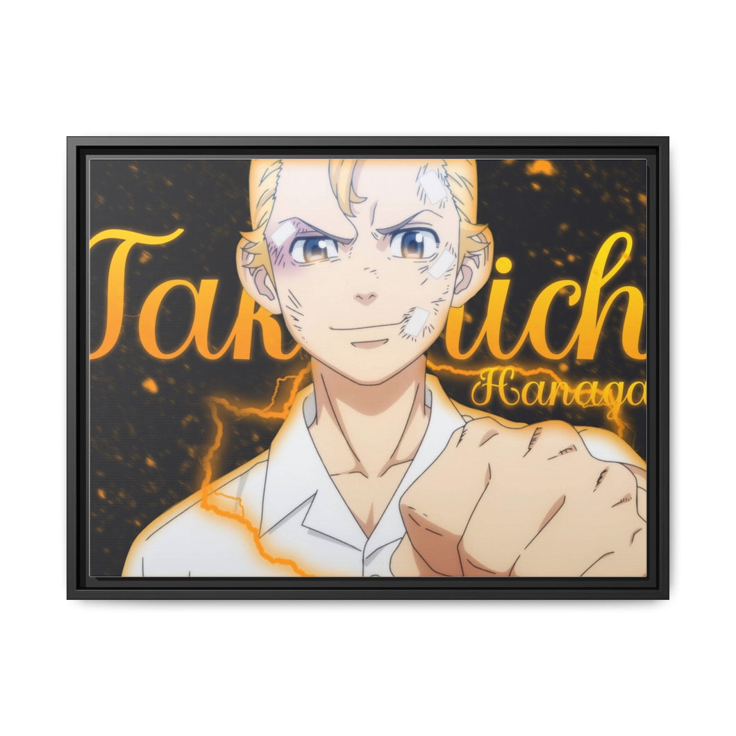 Tokyo Revengers Takemichi Hanagaki Canvas Framed Art Print