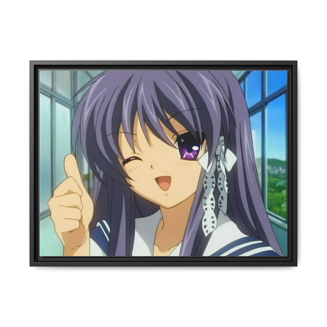 Anime Clannad Canvas Framed Art Print