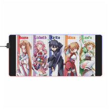 Load image into Gallery viewer, Sword Art Online RGB LED Mouse Pad (Desk Mat)
