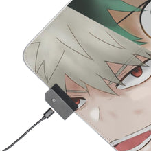 Load image into Gallery viewer, My Hero Academia Izuku Midoriya, Katsuki Bakugou RGB LED Mouse Pad (Desk Mat)
