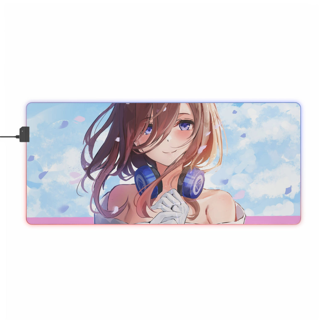 The Quintessential Quintuplets RGB LED Mouse Pad (Desk Mat)