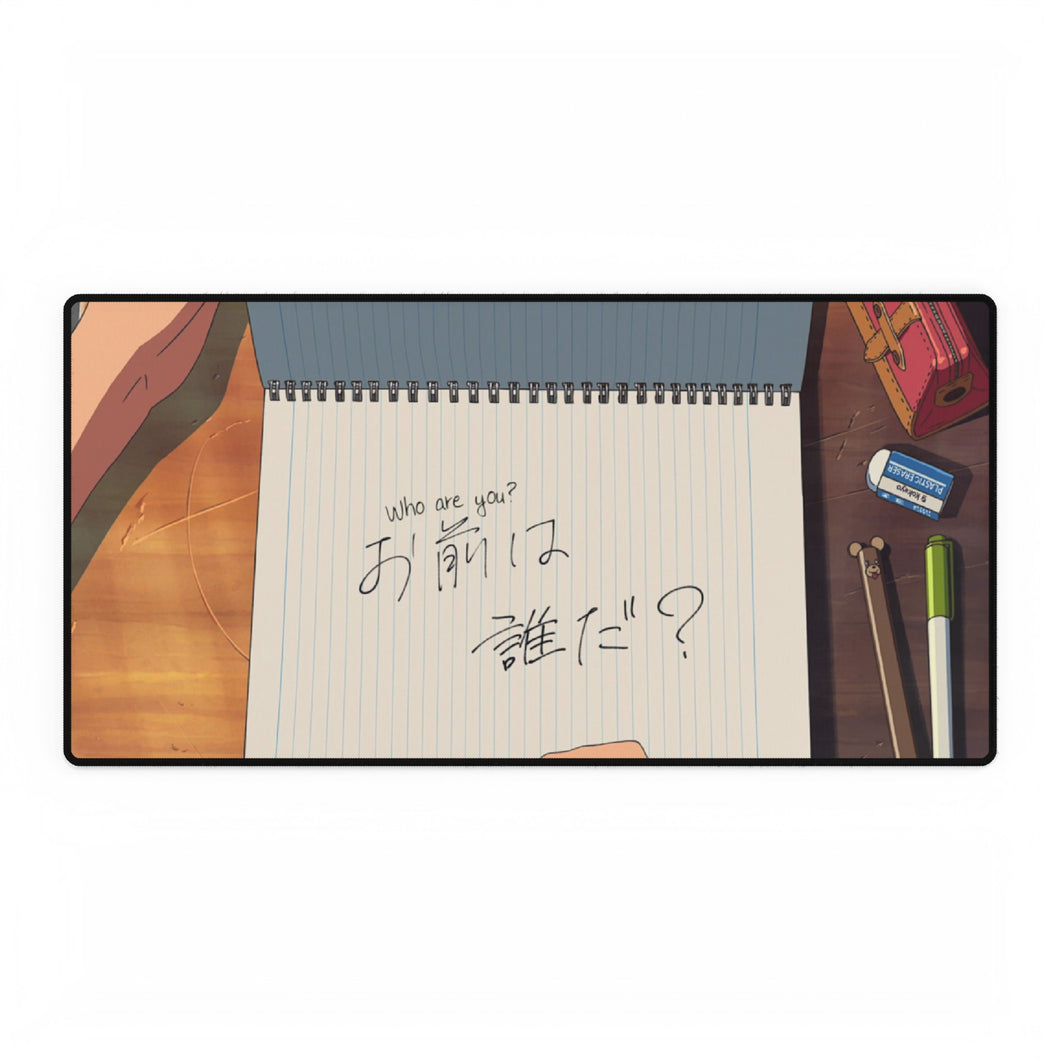 Who Are You? Mouse Pad (Desk Mat)