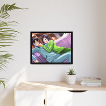 Load image into Gallery viewer, My Teen Romantic Comedy SNAFU Hachiman Hikigaya, Komachi Hikigaya Canvas Framed Art Print
