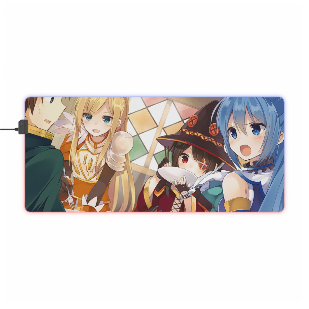 KonoSuba - God’s Blessing On This Wonderful World!! RGB LED Mouse Pad (Desk Mat)
