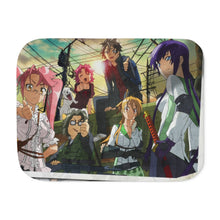 Load image into Gallery viewer, Anime Highschool Of The Dead Sherpa Blanket
