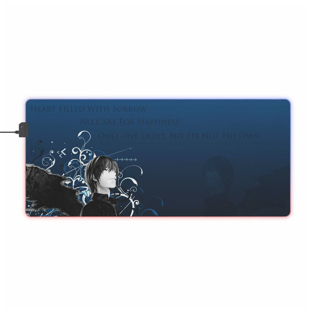 Anime Death Note RGB LED Mouse Pad (Desk Mat)