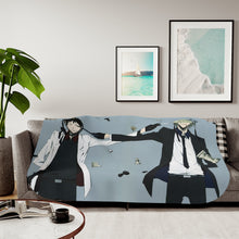 Load image into Gallery viewer, Durarara!! Izaya Orihara, Shizuo Heiwajima Sherpa Blanket
