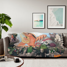 Load image into Gallery viewer, Anime Naruto Sherpa Blanket
