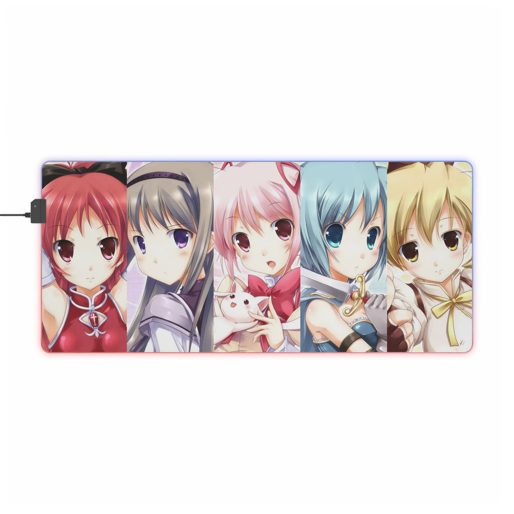 Puella Magi Madoka Magica RGB LED Mouse Pad (Desk Mat)