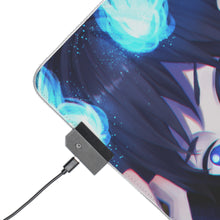 Load image into Gallery viewer, Blue Exorcist RGB LED Mouse Pad (Desk Mat)
