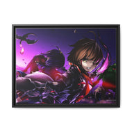 Anime Love, Chuni Canvas Framed Art Print
