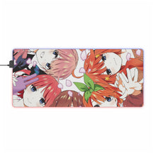 Load image into Gallery viewer, The Quintessential Quintuplets RGB LED Mouse Pad (Desk Mat)
