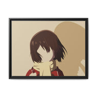 Anime ERASED Canvas Framed Art Print