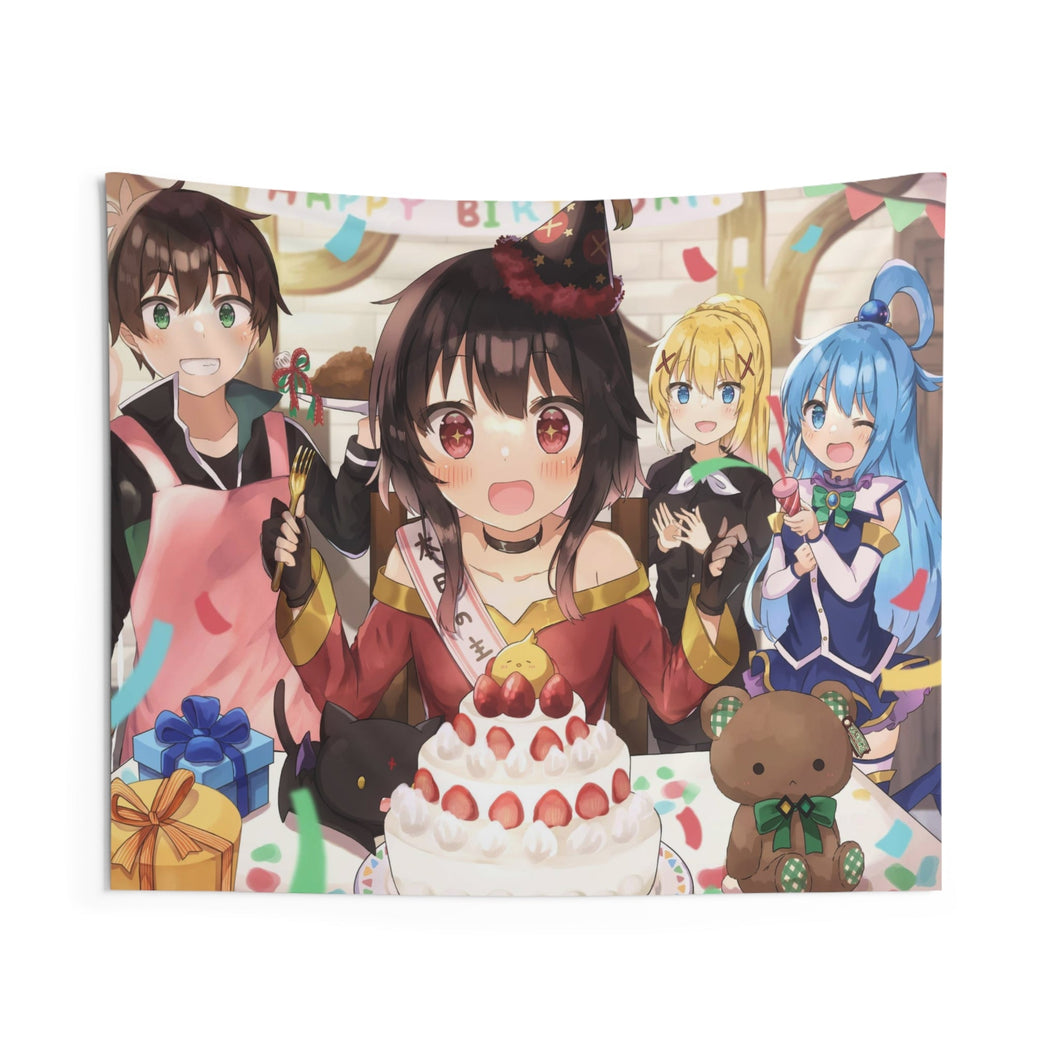 KonoSuba - God’s blessing on this wonderful world!! Indoor Wall Tapestry