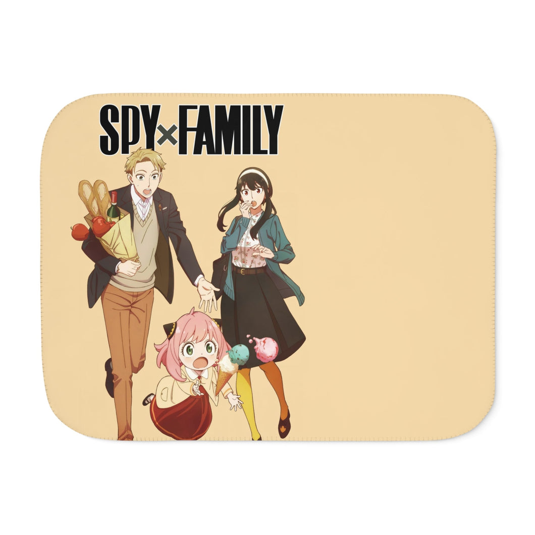 Spy X Family Sherpa Blanket