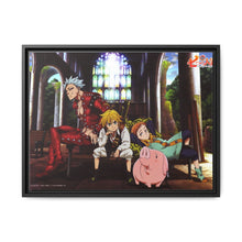 Load image into Gallery viewer, The Seven Deadly Sins Canvas Framed Art Print
