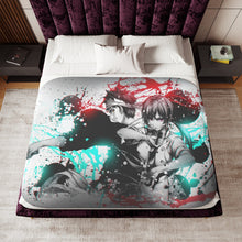 Load image into Gallery viewer, Erina and Soma (Shokugeki no Soma) Sherpa Blanket
