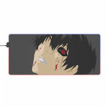 Load image into Gallery viewer, BLACK REAPER minimalist RGB LED Mouse Pad (Desk Mat)
