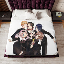 Load image into Gallery viewer, Kaguya-sama: Love is War Kaguya Shinomiya, Chika Fujiwara, Miyuki Shirogane Sherpa Blanket
