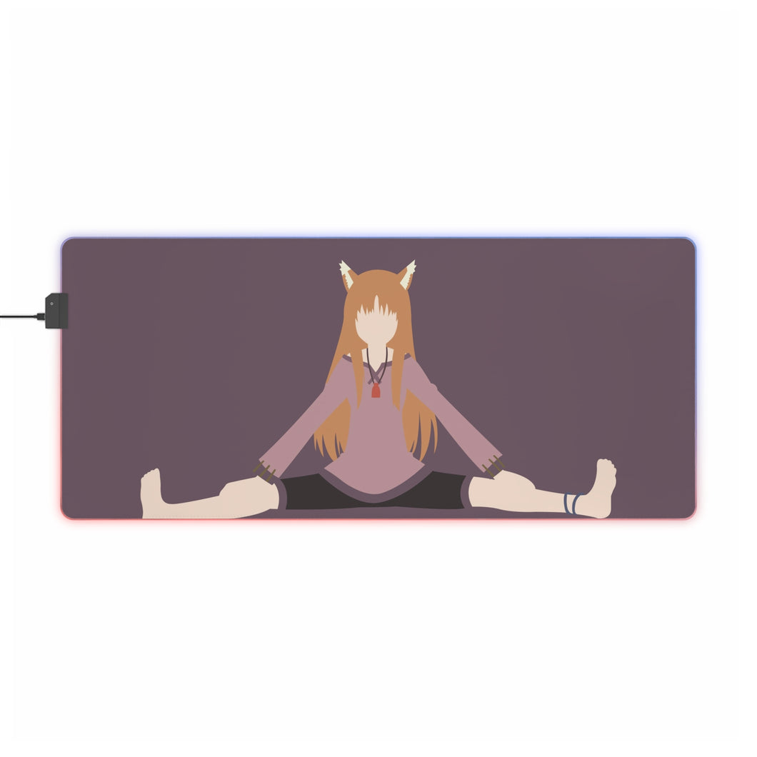 Spice And Wolf RGB LED Mouse Pad (Desk Mat)
