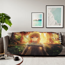 Load image into Gallery viewer, Anime Fate/Stay Night Sherpa Blanket
