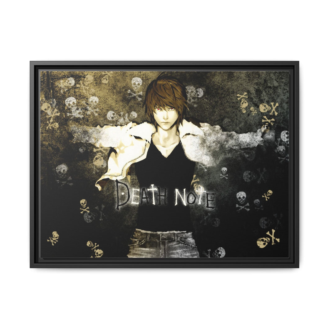 Light Yagami Canvas Framed Art Print