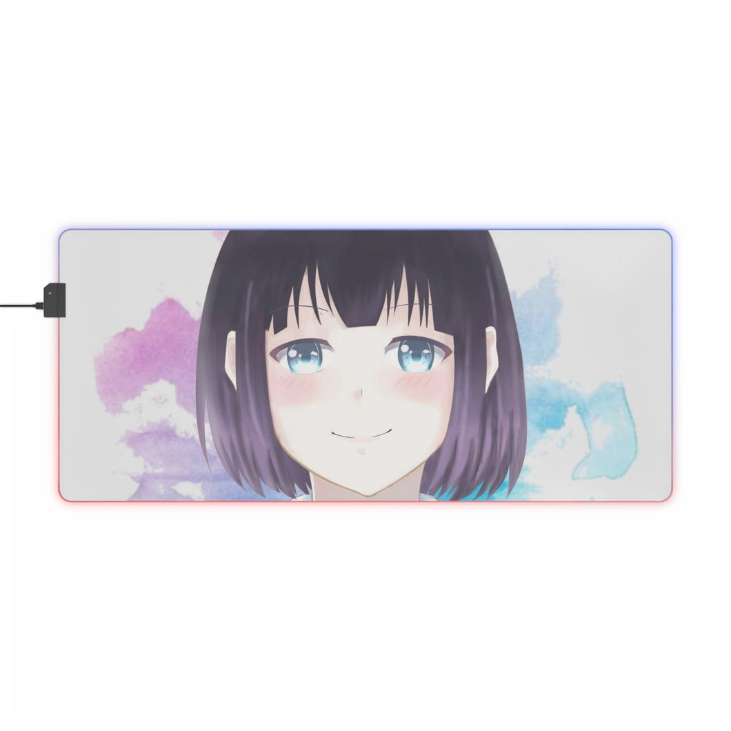 Kuzu No Honkai Hanabi Yasuraoka RGB LED Mouse Pad (Desk Mat)