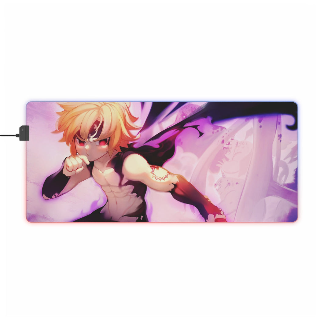 The Seven Deadly Sins Meliodas RGB LED Mouse Pad (Desk Mat)