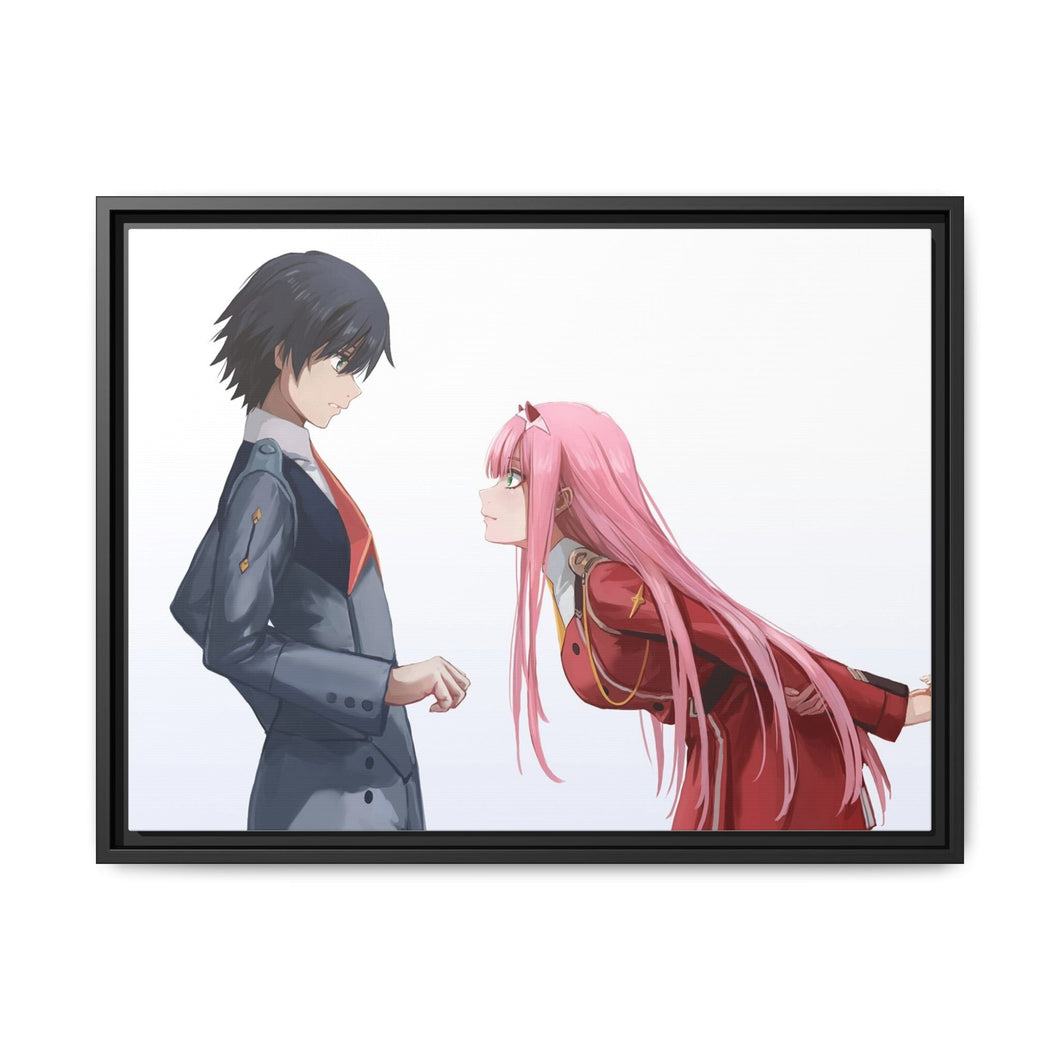 Anime Darling in the FranXX Canvas Framed Art Print