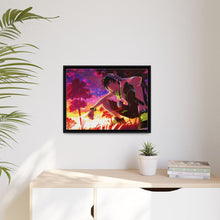 Load image into Gallery viewer, Blue Exorcist Canvas Framed Art Print
