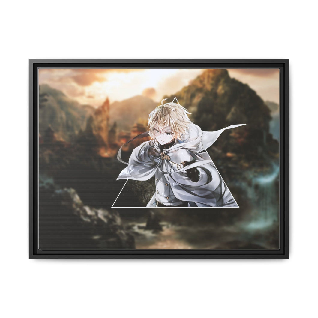 Mikaela Hyakuya Canvas Framed Art Print