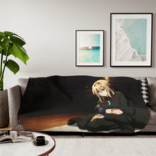 Load image into Gallery viewer, Violet Evergarden Sherpa Blanket
